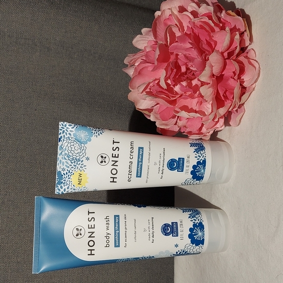 Honest Body wash & eczema cream soothing therapy NEW - Picture 1 of 7